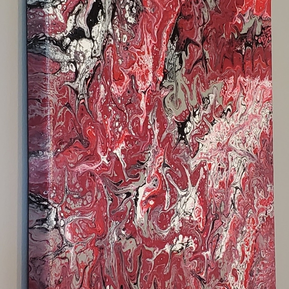 Acrylic Fluid Art on Canvas - Picture 3 of 3